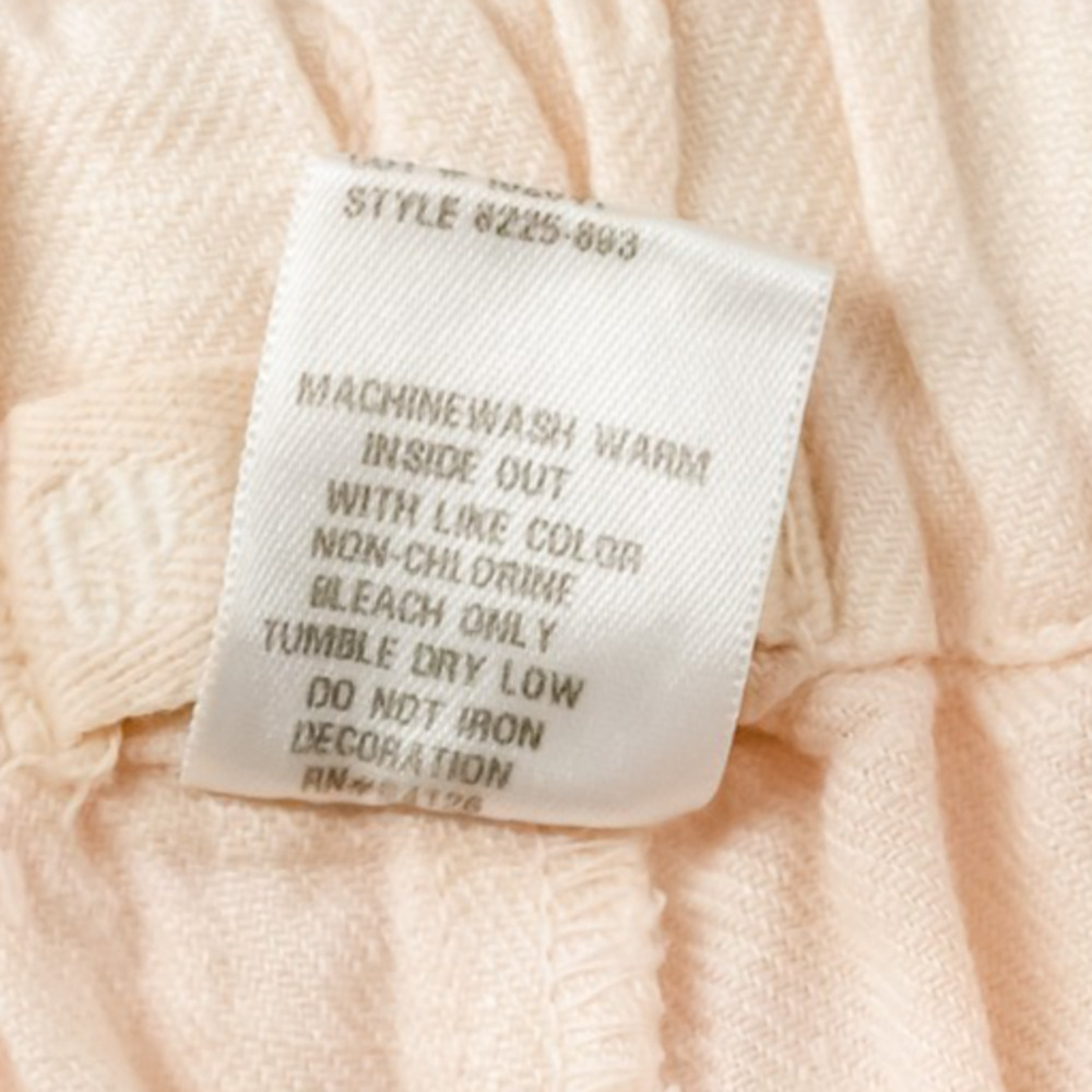 CP Shades Size Medium M Wendy Peach Pink Pull On Wide Leg 100% Linen Pants - Picture 6 of 7